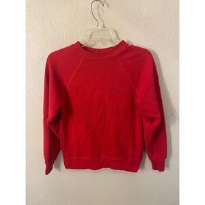 Vintage Rare T&C Surf Sweatshirt Red Check‎ Measurements 80s 70s Streetwear